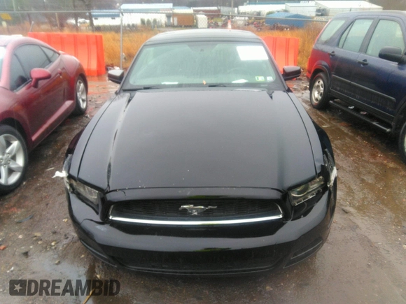2014 Ford Mustang V6 with VIN 1ZVBP8EM8E5262595, listed as a IAAI auction lot 41754844 with 187,459 mi miles. Bid and sale history available at carsss.com. Image 12.