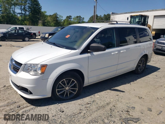 2017 Dodge Grand Caravan SXT with VIN 2C4RDGCG5HR858871, listed as a Copart auction lot 54545545 with Not Provided miles and Salvage Title. Bid and sale history available at DreamBid. Image 1.