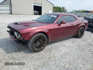 2021 Dodge Challenger R/T Scat Pack z VIN 2C3CDZFJXMH615070, wystawiony jako Copart lot #55098795 z przebiegiem 28 299 mil mil oraz Szkoda całkowita • Salvage title. Historia ofert i sprzedaży dostępna na DreamBid. Obrazek 1.