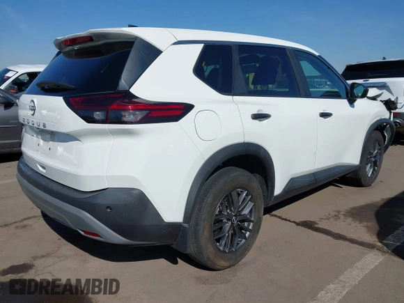 2023 Nissan Rogue S with VIN 5N1BT3AA8PC837043, listed as a IAAI auction lot 41848251 with 8,835 mi miles. Bid and sale history available at carsss.com. Image 4.