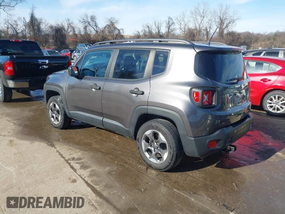 2017 Jeep Renegade Sport z VIN ZACCJBAH7HPF40297, wystawiony jako IAAI lot #41650907 z przebiegiem 35 630 mil mil oraz . Historia ofert i sprzedaży dostępna na DreamBid. Obrazek 3.