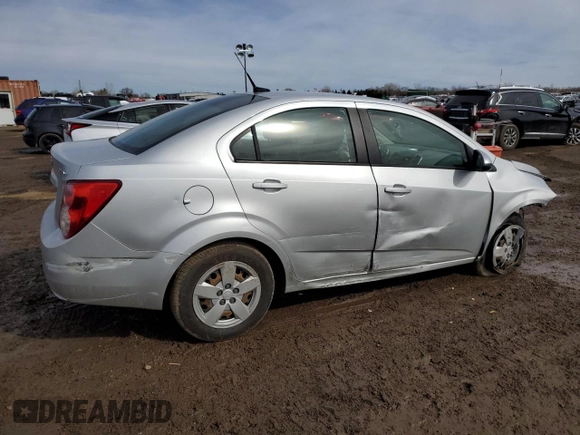 2014 Chevrolet Sonic LS with VIN 1G1JA5SH0E4209166, listed as a Copart auction lot 47402545 with 83,057 mi miles and Salvage title. Bid and sale history available at DreamBid. Image 3.