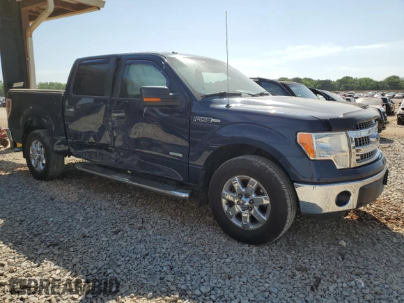 2013 Ford F-150 XL with VIN 1FTFW1CT7DKG40902, listed as a Copart auction lot 53817995 with 134,023 mi miles and Salvage Title. Bid and sale history available at carsss.com. Image 4.