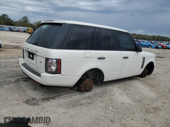 2010 Land Rover Range Rover HSE Lux with VIN SALMF1D45AA325878, listed as a Copart auction lot 47661465 with 176,683 mi miles and Clean title. Bid and sale history available at DreamBid. Image 3.