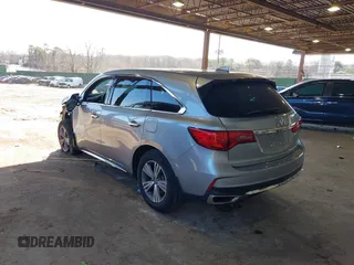 2020 Acura MDX with VIN 5J8YD4H33LL036119, listed as a IAAI auction lot 41827752 with 71,944 mi miles. Bid and sale history available at carsss.com. Image 3.