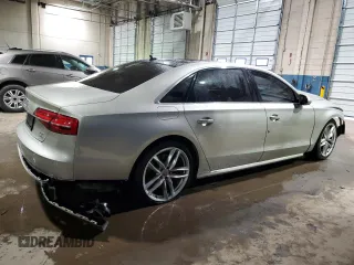 2017 Audi A8 Sport with VIN WAU43AFD5HN017798, listed as a Copart auction lot 41431545 with 128,975 mi miles and Clean title. Bid and sale history available at DreamBid. Image 3.