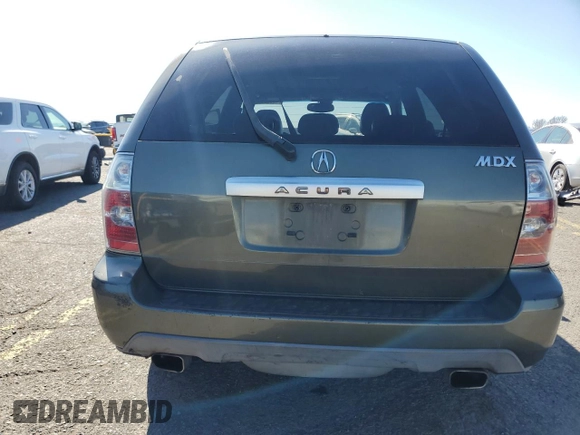 2006 Acura MDX Touring with VIN 2HNYD18616H508806, listed as a Copart auction lot 49827715 with 289,638 mi miles and Salvage Title. Bid and sale history available at carsss.com. Image 6.
