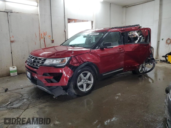 2017 Ford Explorer XLT with VIN 1FM5K8D8XHGD17782, listed as a Copart auction lot 79560054 with 130,421 mi miles and Non Repairable. Bid and sale history available at DreamBid. Image 1.