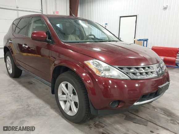 2006 Nissan Murano SL with VIN JN8AZ08W76W550566, listed as a IAAI auction lot 41927658 with 112,320 mi miles. Bid and sale history available at carsss.com. Image 1.