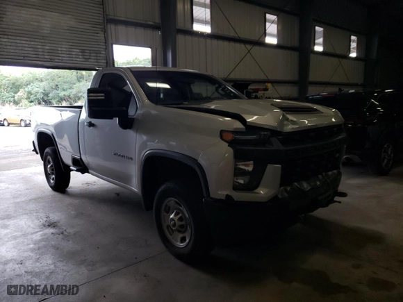 2022 Chevrolet Silverado 2500HD Work Truck with VIN 1GC0WLE73NF281432, listed as a Copart auction lot 42645235 with 18,293 mi miles and Salvage Title. Bid and sale history available at carsss.com. Image 4.