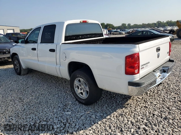 2005 Dodge Dakota SLT with VIN 1D7HE48N95S186845, listed as a Copart auction lot 65968444 with 173,488 mi miles and Salvage Title. Bid and sale history available at DreamBid. Image 2.
