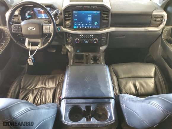2022 Ford F-150 XL with VIN 1FTFW1E89NKD96826, listed as a Copart auction lot 47997285 with 52,921 mi miles and Salvage Title. Bid and sale history available at carsss.com. Image 8.