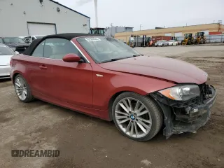 2009 BMW 1 Series 128i with VIN WBAUL73569VJ76363, listed as a Copart auction lot 52380635 with 210,519 mi miles and Salvage Title. Bid and sale history available at DreamBid. Image 4.