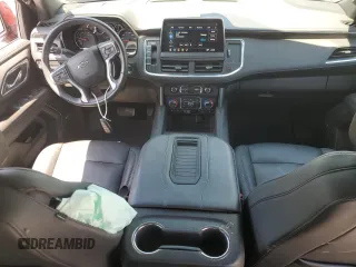 2021 Chevrolet Tahoe Z71 z VIN 1GNSKPKD9MR349131, wystawiony jako Copart lot #59009405 z przebiegiem 24 115 mil mil oraz Szkoda całkowita • Salvage title. Historia ofert i sprzedaży dostępna na DreamBid. Obrazek 8.