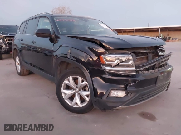 2018 Volkswagen Atlas SE with VIN 1V2DR2CA8JC536295, listed as a IAAI auction lot 41275322 with 166,684 mi miles and . Bid and sale history available at DreamBid. Image 1.