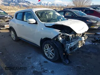 2015 Nissan Juke SV with VIN JN8AF5MVXFT563946, listed as a IAAI auction lot 41561323 with 122,195 mi miles and . Bid and sale history available at DreamBid. Image 1.