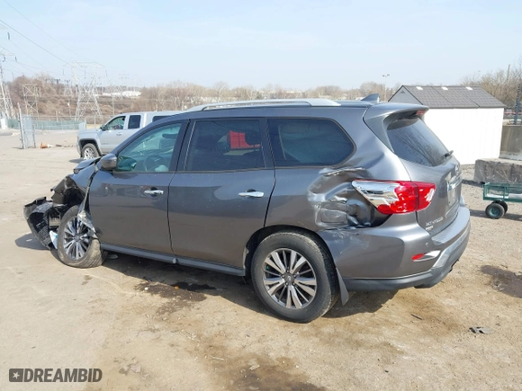 2019 Nissan Pathfinder S with VIN 5N1DR2MM6KC591691, listed as a IAAI auction lot 41803630 with 66,794 mi miles. Bid and sale history available at carsss.com. Image 20.