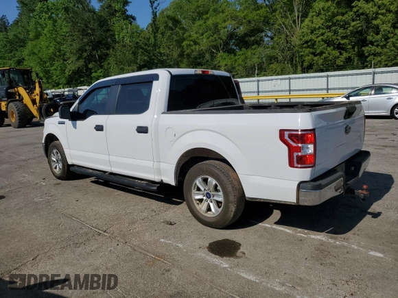 2018 Ford F-150 XL with VIN 1FTEW1CB5JKF02225, listed as a Copart auction lot 52215975 with 120,292 mi miles and Salvage Title. Bid and sale history available at DreamBid. Image 2.