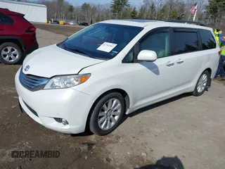 2011 Toyota Sienna XLE AAS with VIN 5TDYK3DC7BS054012, listed as a IAAI auction lot 41752182 with 123,226 mi miles and . Bid and sale history available at DreamBid. Image 21.