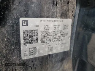 2019 Chevrolet Colorado 4WD ZR2 z VIN 1GCGTEEN1K1264753, wystawiony jako Copart lot #53449155 z przebiegiem 118 703 mil mil oraz Szkoda całkowita • Salvage title. Historia ofert i sprzedaży dostępna na DreamBid. Obrazek 12.