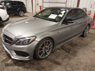 2016 Mercedes-Benz C 450 AMG with VIN 55SWF6EB9GU111727, listed as a IAAI auction lot 42157611 with 118,152 mi miles and . Bid and sale history available at DreamBid. Image 2.