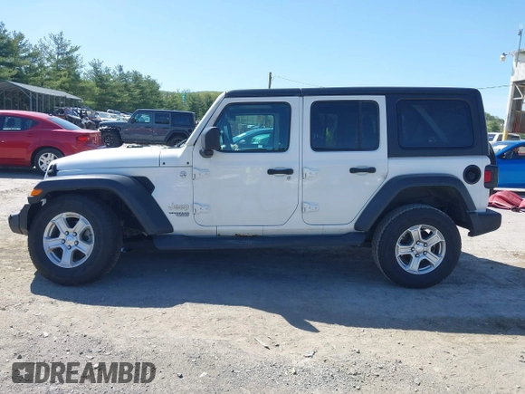 2020 Jeep Wrangler Unlimited Sport S с VIN 1C4HJXDN0LW204734, выставлен на аукционе IAAI как лот 42128859 с пробегом 92 017 миль миль и . История ставок и продаж доступна на DreamBid. Изображение 15.