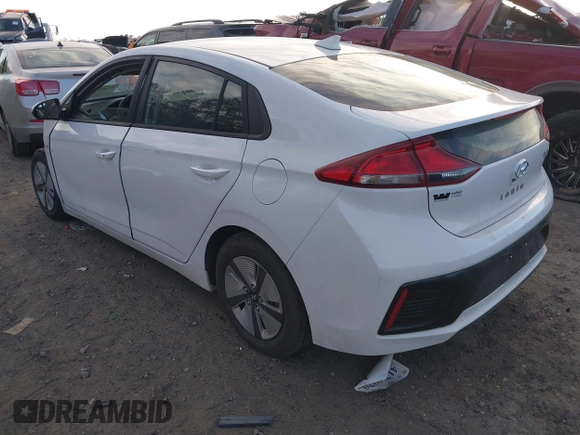 2018 Hyundai Ioniq Blue with VIN KMHC65LC4JU103376, listed as a IAAI auction lot 41463545 with 115,116 mi miles and . Bid and sale history available at DreamBid. Image 3.