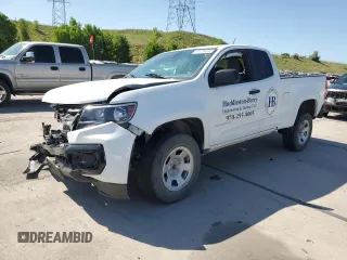 2022 Chevrolet Colorado 2WD Work Truck z VIN 1GCHSBEAXN1276293, wystawiony jako Copart lot #61178405 z przebiegiem 57 480 mil mil oraz Szkoda całkowita • Salvage title. Historia ofert i sprzedaży dostępna na DreamBid. Obrazek 1.