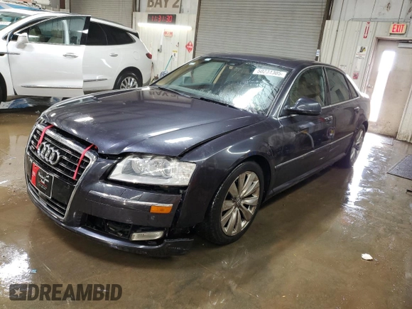 2009 Audi A8 z VIN WAULV94E29N007523, wystawiony jako Copart lot #50234305 z przebiegiem 97 535 mil mil oraz Szkoda całkowita • Salvage title. Historia ofert i sprzedaży dostępna na DreamBid. Obrazek 1.