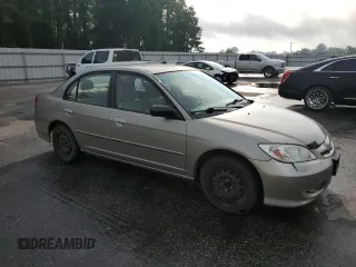 2004 Honda Civic LX z VIN 2HGES16594H587746, wystawiony jako Copart lot #57072535 z przebiegiem 374 664 mil mil oraz Szkoda całkowita • Salvage title. Historia ofert i sprzedaży dostępna na DreamBid. Obrazek 4.