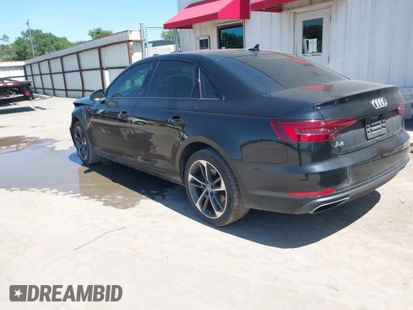 2019 Audi A4 Premium z VIN WAUGMAF49KN014940, wystawiony jako IAAI lot #41962088 z przebiegiem 69 099 mil mil oraz . Historia ofert i sprzedaży dostępna na DreamBid. Obrazek 3.