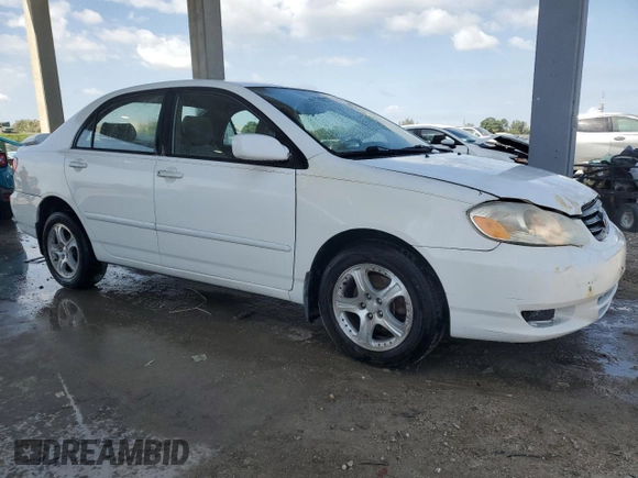 2004 Toyota Corolla CE with VIN JTDBR32E542033286, listed as a Copart auction lot 52639535 with 266,351 mi miles and Clean Title. Bid and sale history available at DreamBid. Image 4.