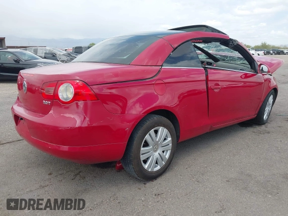 2008 Volkswagen Eos Turbo with VIN WVWBA71F18V033833, listed as a IAAI auction lot 42194305 with 153,543 mi miles and . Bid and sale history available at DreamBid. Image 4.