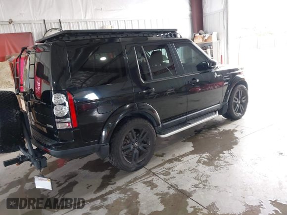 2016 Land Rover LR4 HSE Lux with VIN SALAK2V60GA816758, listed as a IAAI auction lot 41782012 with 130,255 mi miles and . Bid and sale history available at DreamBid. Image 4.