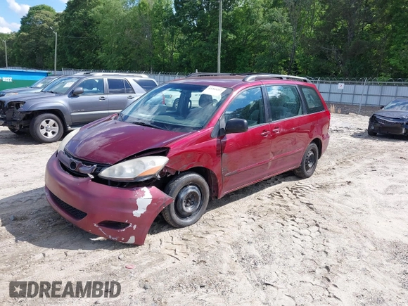 2009 Toyota Sienna CE with VIN 5TDZK23C19S238209, listed as a IAAI auction lot 42203222 with 264,655 mi miles and . Bid and sale history available at DreamBid. Image 2.
