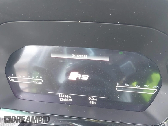 2024 Audi RS 3 z VIN WUAG4DGY8RA901259, wystawiony jako IAAI lot #41959150 z przebiegiem 13 414 mil mil oraz . Historia ofert i sprzedaży dostępna na DreamBid. Obrazek 7.