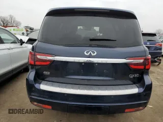 2021 Infiniti QX80 LUXE with VIN JN8AZ2AE2M9271910, listed as a Copart auction lot 71008452 with 46,327 mi miles. Bid and sale history available at carsss.com. Image 6.
