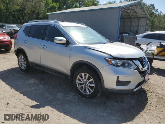 2017 Nissan Rogue S with VIN JN8AT2MV1HW019781, listed as a Copart auction lot 53243305 with 96,589 mi miles and Salvage Title. Bid and sale history available at carsss.com. Image 4.