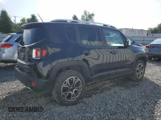 2017 Jeep Renegade Limited with VIN ZACCJBDB9HPF72675, listed as a Copart auction lot 60652875 with 80,552 mi miles and Salvage title. Bid and sale history available at DreamBid. Image 3.