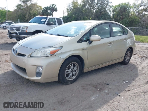 2010 Toyota Prius II with VIN JTDKN3DU0A0140091, listed as a IAAI auction lot 41712626 with 1 mi miles. Bid and sale history available at carsss.com. Image 2.