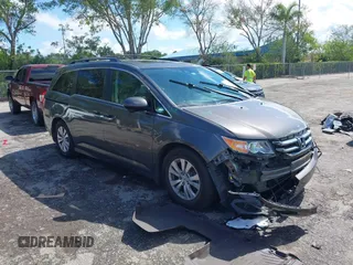 2016 Honda Odyssey EX-L z VIN 5FNRL5H61GB147444, wystawiony jako IAAI lot #42258854 z przebiegiem 128 734 mil mil oraz . Historia ofert i sprzedaży dostępna na DreamBid. Obrazek 1.