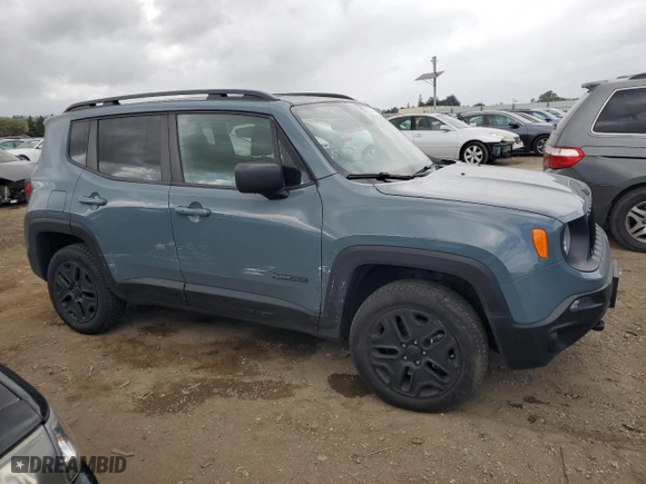 2018 Jeep Renegade Upland Edition with VIN ZACCJBAB1JPH38889, listed as a Copart auction lot 50371745 with 48,397 mi miles and Salvage Title. Bid and sale history available at carsss.com. Image 4.