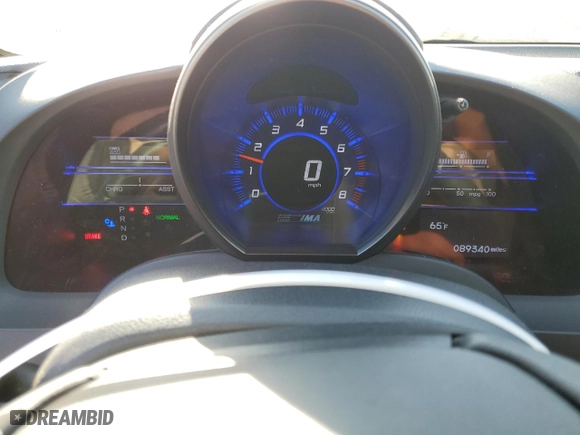2015 Honda CR-Z EX with VIN JHMZF1D69FS001170, listed as a Copart auction lot 88910545 with 89,340 mi miles and Salvage Title. Bid and sale history available at carsss.com. Image 9.