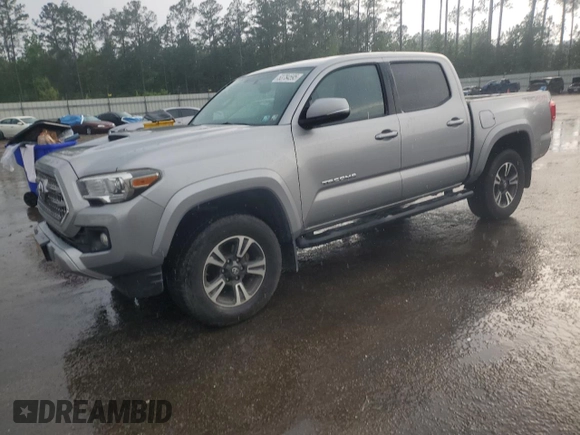 2017 Toyota Tacoma SR5 with VIN 3TMCZ5ANXHM100528, listed as a Copart auction lot 53784595 with 108,157 mi miles and Salvage Title. Bid and sale history available at carsss.com. Image 1.