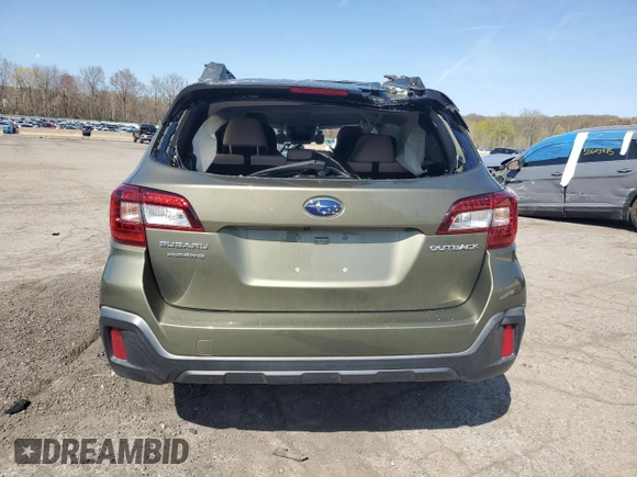 2019 Subaru Outback Premium with VIN 4S4BSAFCXK3239028, listed as a Copart auction lot 54336895 with Not provided miles and Non repairable. Bid and sale history available at DreamBid. Image 6.