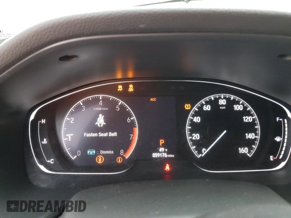 2018 Honda Accord EX with VIN 1HGCV1F42JA260038, listed as a Copart auction lot 44267305 with 59,176 mi miles and Salvage Title. Bid and sale history available at DreamBid. Image 9.