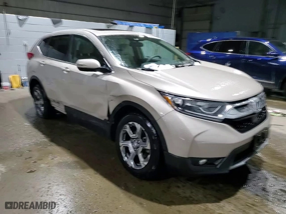 2018 Honda CR-V EX with VIN 2HKRW2H56JH665569, listed as a Copart auction lot 43803935 with 26,631 mi miles and Salvage Title. Bid and sale history available at carsss.com. Image 14.