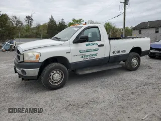 2006 Dodge 2500 ST with VIN 3D7KS26D16G202123, listed as a Copart auction lot 53137755 with 280,788 mi miles and Clean Title. Bid and sale history available at carsss.com. Image 1.