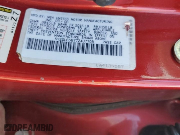 2007 Pontiac Vibe with VIN 5Y2SL65877Z407708, listed as a Copart auction lot 78583274 with 0 mi miles and Salvage Title. Bid and sale history available at carsss.com. Image 14.