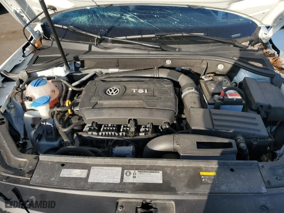 2017 Volkswagen Passat 1.8T S with VIN 1VWAT7A30HC076905, listed as a Copart auction lot 48500675 with 37,478 mi miles and Salvage Title. Bid and sale history available at carsss.com. Image 13.